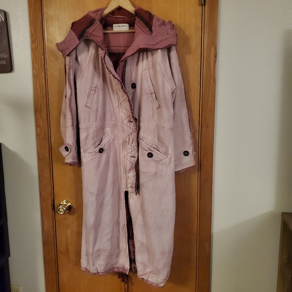 Free People On The Road Again Parka Jacket Coat SZ medium